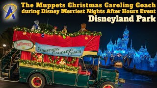 The Muppets Christmas Caroling Coach during Disney Merriest Nites After Hours Event at Disneyland [upl. by Faulkner]