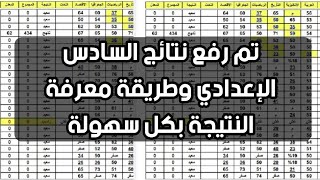 تم رفع نتائج السادس الإعدادي وطريقة معرفة النتيجة بكل سهولة [upl. by Yrallih]