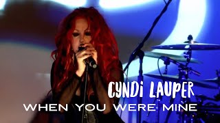 Cyndi Lauper – When You Were Mine live performance [upl. by Sherj]