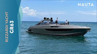 2023 Rizzardi GR63  il ritorno dellopen puro di Rizzardi  POV Yacht tour [upl. by Lareine]