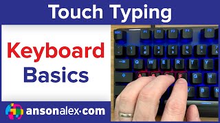 Typing Tutorial Beginner Keyboard Skills [upl. by Vanhook]