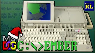 Early MSDOS Laptop Amstrad PPC512 Part 1 [upl. by Craner706]