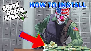 How To Install Bank Robbery Mod  2022 GTA 5 MODS  Fleeca Bank Heists [upl. by Kyred]