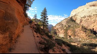 Zion National Park  Scout’s Lookout from Angel’s Landing Trail Part 1 [upl. by Neron]