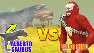 Albertosaurus vs Skar King  Dino vs Titan S4E10  SPORE [upl. by Ardnued785]