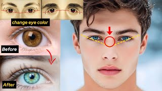 Most attractive eyes How to develop eye color 🔥 [upl. by Meedan875]