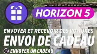 COMMENT ENVOYER ET RECEVOIR DES CADEAUX FORZA HORIZON 5 HOW TO SEND AND RECEIVE GIFTS FH5 [upl. by Tessi]