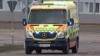 Ambulans Karlstad 229110 MercedesBenz Sprinter 2016 SE  42017 [upl. by Cavallaro]