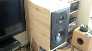 DIY bookshelf speakers sonus faber likeScanspeakTangband [upl. by Okoyik805]