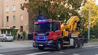 Nowość Alarmowo dźwig Scania P410Copma  MPK Wrocław [upl. by Steffen]