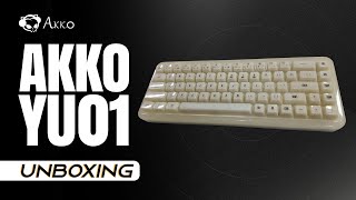 New Resin Keyboard Akko YU01 Unboxing Eng Subbed Tagalog [upl. by Notsirt]