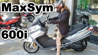 Review MaxSym 600i ABS [upl. by Ellicec257]