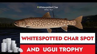 RUSSIAN FISHING 4  YAMA RIVER  WHITESPOTTED CHAR SPOT AND ONE UNEXPECTED TROPHY [upl. by Aicyle167]