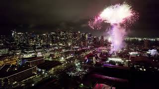 Highlights New Years 2023 Fireworks at Space Needle  Seattle WA [upl. by Eenat]