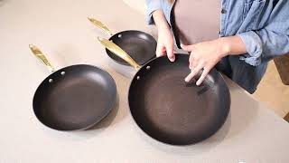 IMARKU Non Stick Frying Pans Review  Cast Iron Skillets 8 10 12 Inch Nonstick Frying Pan [upl. by Lazaro930]