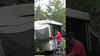 RV Digital TV Antenna Setup Made Easy  Tips To Put Up A Antenna [upl. by Nagiam]