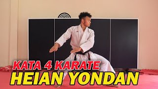 KATA 4 KARATE  HEIAN YONDAN [upl. by Geibel244]