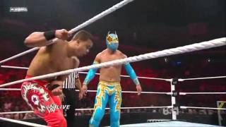 Sin Cara Mistico Debut First Full Match On RAW [upl. by Ardnala]