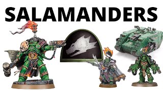 Salamanders in Warhammer 40K 10th Edition  Army Overview n Codex Space Marines [upl. by Arsuy]