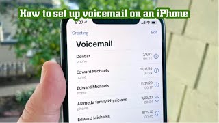 How to set up voicemail on iPhone  Check your voicemail on iPhone [upl. by Akeenahs93]