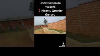 Construction de maisons en brique de terre cuite quartier Genève de Kisantu 🇨🇩 africahouserdc [upl. by Dania]