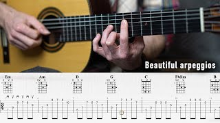 Beautiful Arpeggios for Fingerstyle Guitar [upl. by Ahsiekahs]