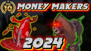 Top 10 money makers in 2024  Old School Runescape [upl. by Redd]