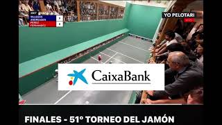 Linda Final Yo Pelotari 51• TORNEO DEL JAMÓN Yo Pelotari [upl. by Aninep253]