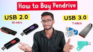 How to Buy Best Pendrive  USB 20 vs USB 30🔥 [upl. by Atteoj]