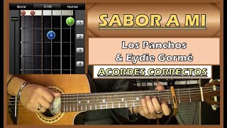 SABOR A MI  Los Panchos amp Eydie Gormé Tutorial Acordes Correctos [upl. by Ybhsa]