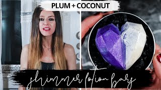 Lotion Bars How to Make Plum Coconut Body Butter Bars Vegan amp Natural 2022 Spring With Recipe [upl. by Ynohtnaeoj]