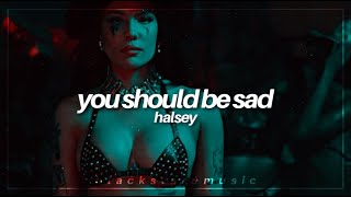 you should be sad  halsey  traducida al español  lyrics [upl. by Anuaik975]