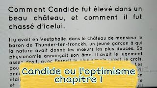 candide chapitre 1 explication mot par mot 2 Bacشرح مفصل كلمة بكلمة الثانية باك أحرار والرسميين [upl. by Nara]