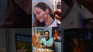 Acrylic Portrait Painting Techniques 🎨 acrylicpaiting portraitpainting arttips [upl. by Quinta620]