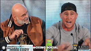 COMPLETE CARNAGE DARREN TILL amp JOHN FURY LOSE IT AT PRESS CONFERENCE [upl. by Teerpnam]