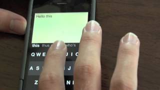 The Blind can type quickly with Fleksy [upl. by Eded]