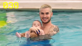 HIS FIRST SWIMMING LESSON VLOG 038 [upl. by Ender]