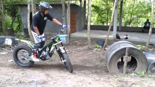 Testing trial OSSA TR 250i 2014 [upl. by Hillary]