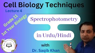 Spectrophotometry  How does spectrophotometer work  Easy Guide  Spectrum l Beers law l Grade 11 [upl. by Cattima]