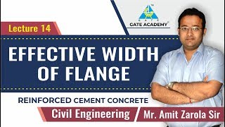 Effective Width of Flange  Lecture 14  Reinforced Cement Concrete [upl. by Inanak]