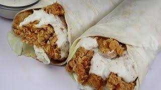 Zinger ShawarmaChicken Shawarma By Recipes of the World [upl. by Niamor]