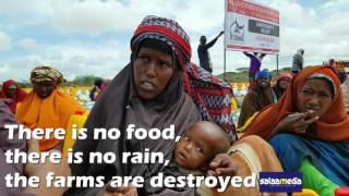 Walking 100km for food in Somalia [upl. by Viens]