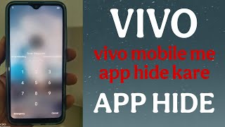 vivo mobile app hide kare  vivo all mobile app hide kare 2024  vivo all model [upl. by Ahsinar]