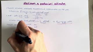 Maximum a posteriori Estimator MAP  Schätztheorie [upl. by Syd]