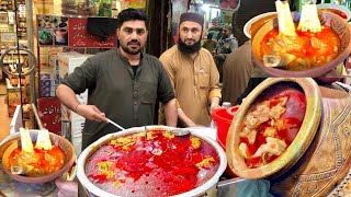 Amjid Siri Paye  Peshawari Desi Nashta Siri Paye Sadar Bazar Street Food Peshawar Pakistani [upl. by Ahsal]