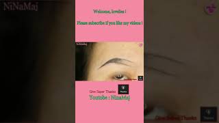 eyebrow tutorial eyebrows makeup beautiful brows eyebrow brow eyebrowpencil [upl. by Abih]