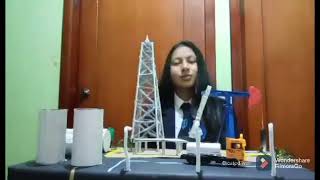 maqueta sobre la extraccion del petroleorefineria pozotorre [upl. by Ladd]