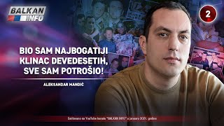 INTERVJU Aleksandar Mandić  Bio sam najbogatiji klinac devedesetih sve sam potrošio 3112021 [upl. by Lam216]