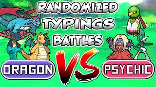 We Catch Randomized Pokemon Based On Typing Then We Battle Dragon VS Psychic [upl. by Brunelle]