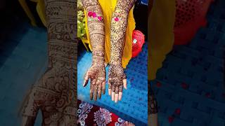 Bridal mehndi design for hand😍 [upl. by Aciretnahs]